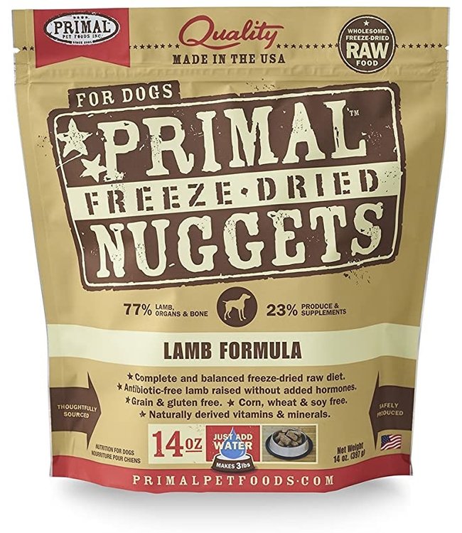 Primal Pet Foods Primal Raw Freeze-Dried Lamb Nuggets