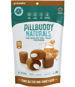 Presidio Natural Pet Co Presidio Dog Treat Pill Buddy Naturals Peanut Butter Honey 5.3 oz