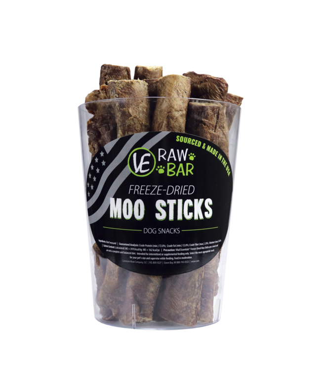 Vital Essentials® Raw Bar Freeze-Dried Moo Stick - Beef Esophagus - Single