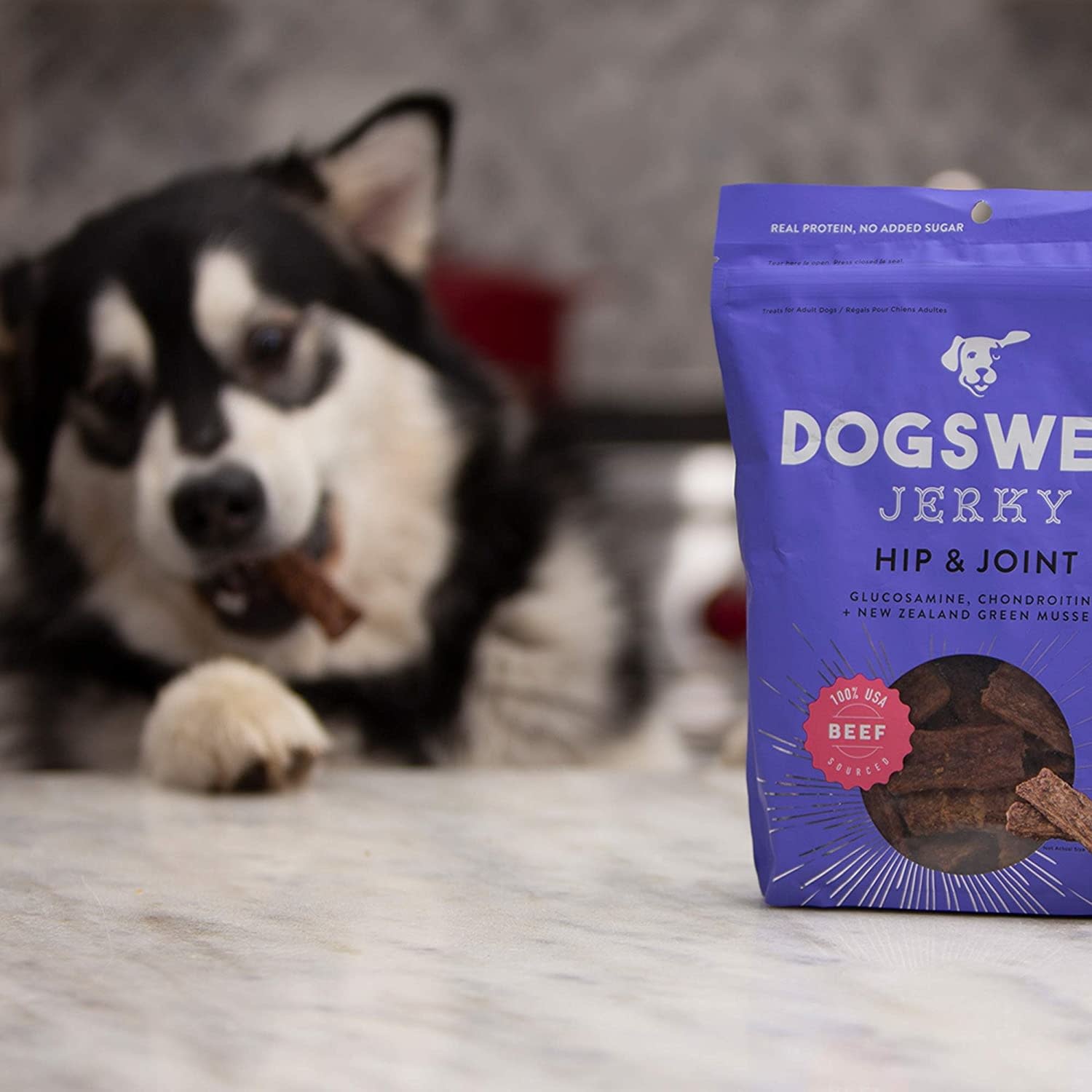 Dogswell Jerky Hip & Joint Beef 10 oz The PawStand®