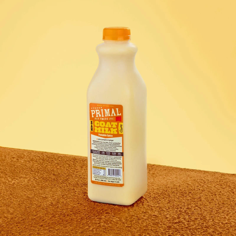Primal™ Raw Goat Milk Pumpkin Spice for Cat & Dog 32 Oz The PawStand®