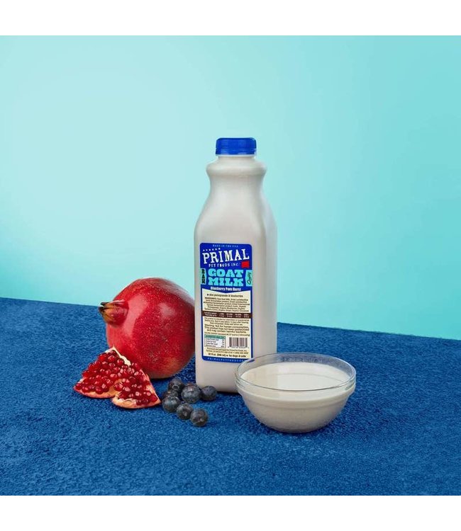 Primal™ Raw Goat Milk Blueberry Pomegranate for Cat & Dog 32 Oz The