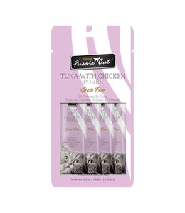 Fussie Cat Fussie Cat® Tuna Chicken Purée 4 Tubes .05 OZ Each