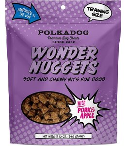 PolkaDog Bakery Pouch Wonder Nuggets Pork & Apple 12 oz