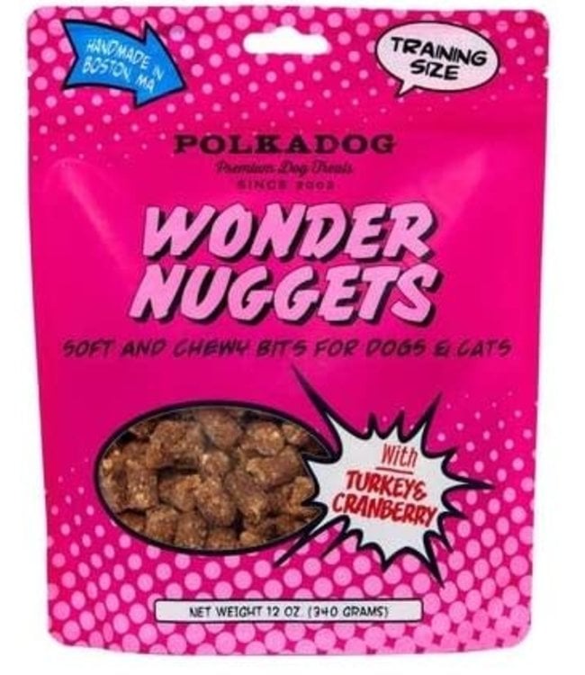 PolkaDog Bakery Pouch Wonder Nuggets Turkey 12 oz