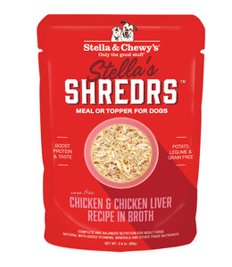 Stella & Chewy's® Stella & Chewy's® Shredrs Chicken & Chicken Liver Recipe in Broth 2.8 oz