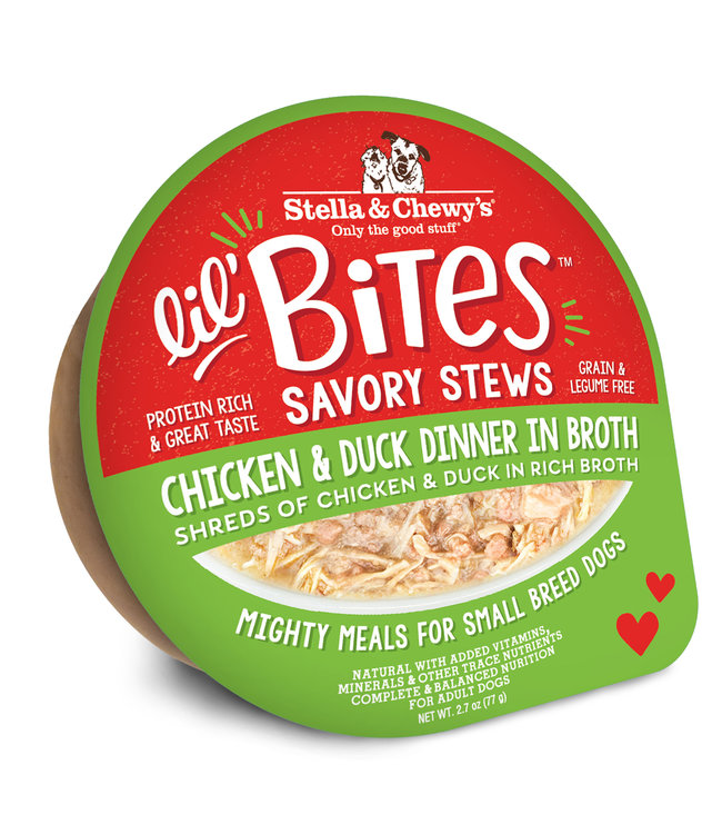 Stella & Chewy's® Stella & Chewy's® Lil Bites Stew Chicken & Duck in Broth 2.7 oz