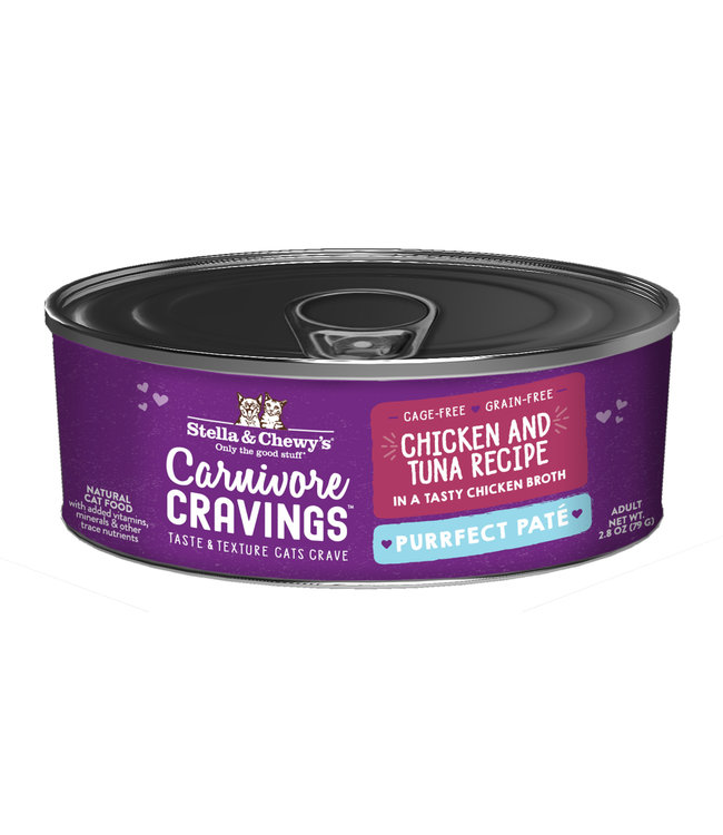 Stella & Chewy's® Stella & Chewy's® Cat Wet Carnivore Cravings Pate Chicken & Tuna 2.8 oz
