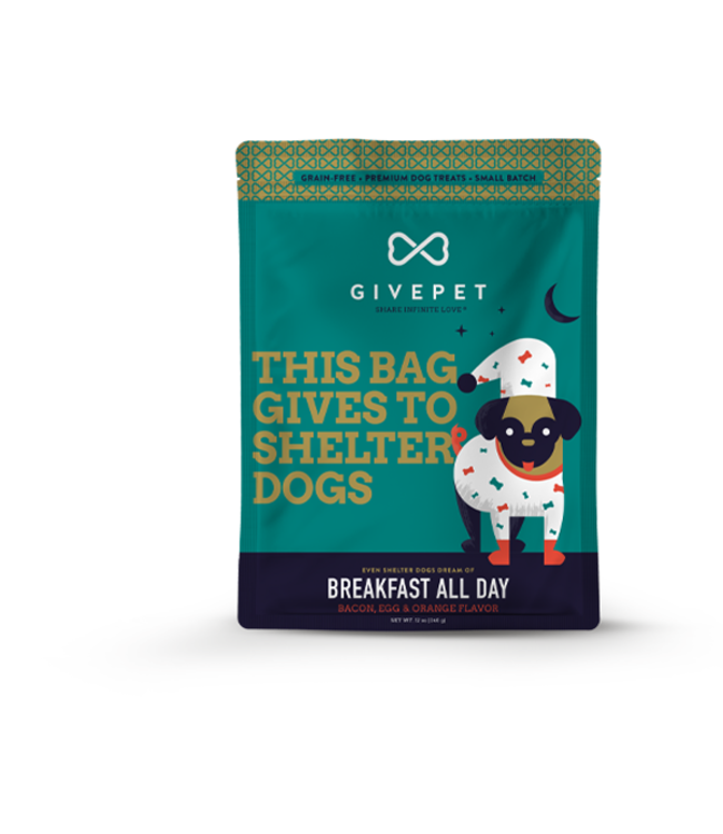 GivePet LLC Givepet Dog Treat Biscuit Breakfast All Day 12 oz