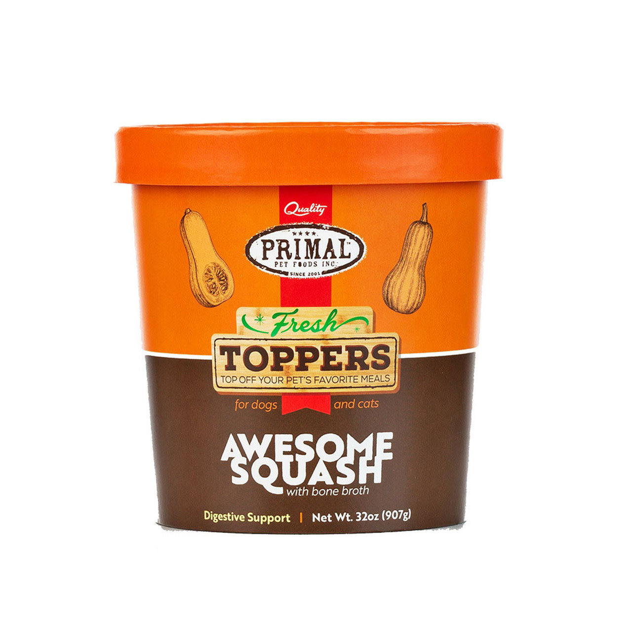 Primal Frozen Edible Elixir Winter Squash Puree The PawStand