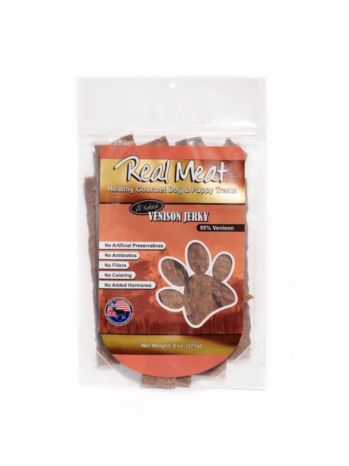  Real Meat Venison Jerky Dog Treats (12 oz) : Pet