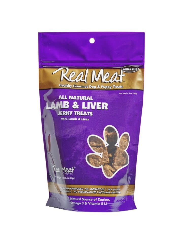 Real Meat Lamb & Lamb Liver Jerky Treats 12oz - The PawStand®