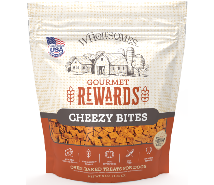 Wholesomes™ Gourmet Rewards™ Cheezy Bites Wholesomes™ Gourmet Rewards™ Cheezy Bites