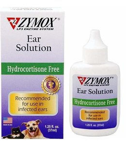 Zymox Zymox Ear Solution (Hydrocortisone Free) 1.25oz