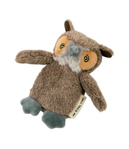 Tall Tails Tall Tails Dog Toy Plush Squeaker Owl 5"