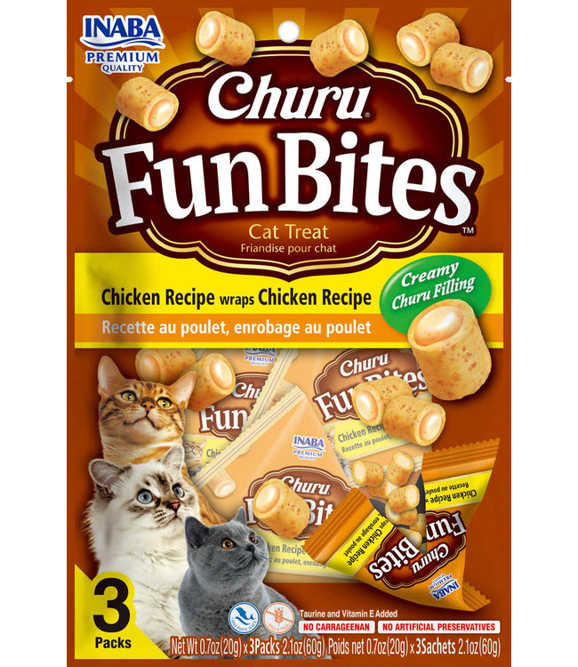 Inaba Ciao Inaba Ciao Cat Churu Fun Bites Chicken 2.1 oz