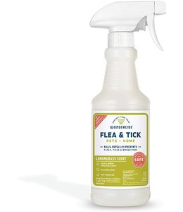Wondercide Wondercide Lemongrass Flea & Tick Spray for Pets + Home with Natural Essential Oils