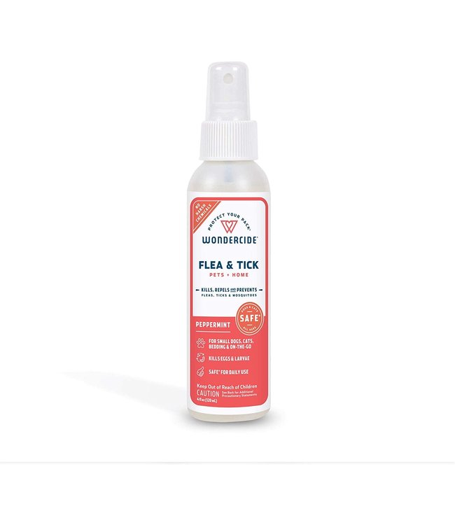 Wondercide Peppermint Flea & Tick Spray for Pets + Home with Natural