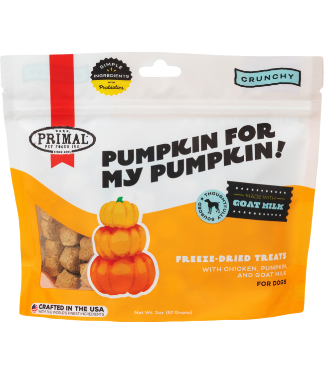 Primal Pet Foods Primal FD Pumpkin For My Pumpkin Chicken Goat Milk 2 oz