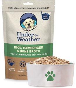 Under The Weather Under the Weather Bland Diets with Bone Broth Hamburger & Rice 6.5 oz