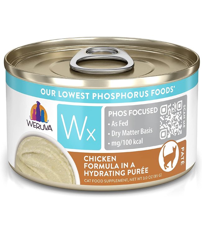 Weruva Weruva Wx Phos Focused, Chicken Formula in a hydrating purée, 3oz