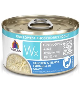 Weruva Weruva Wx Phos Focused, Chicken & Tilapia Formula in Gravy, 3oz