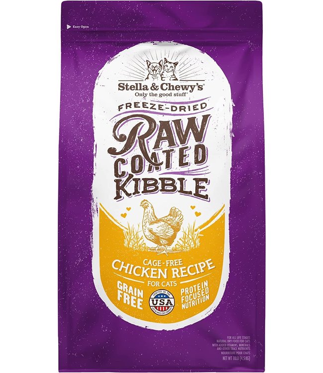 Stella & Chewy's® Stella & Chewy's® Cat Grain Free Freeze-Dried Raw Coated Kibble Cage-Free Chicken 10lbs