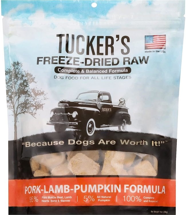 Tucker's Raw Frozen Tucker's Freeze-Dried Pork Lamb Pumpkin 14 oz