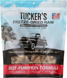 Tucker's Raw Frozen Tucker's Freeze-Dried Beef Pumpkin 14 oz