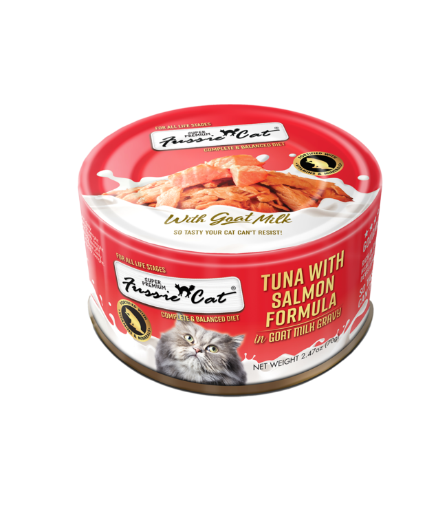 Fussie Cat Fussie Cat®  Tuna Salmon Goat Milk 2.47 oz