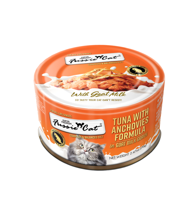 Fussie Cat Fussie Cat® Tuna Ancho Anchovies Goat Milk 2.47oz