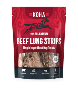 Koha Koha Air-Dried Beef Lung Strips 3.25 oz