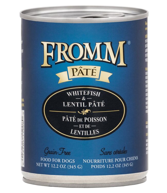 Fromm Family Foods Fromm Grain-Free Whitefish & Lentil Pâté 12.2oz