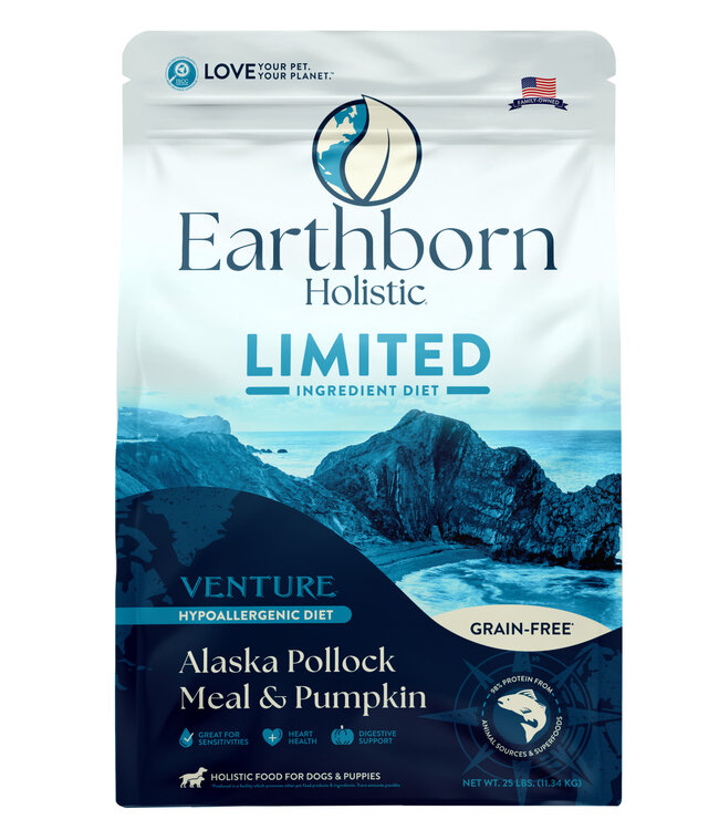 Earthborn Holistic® Earthborn Holistic® Venture™ Alaska Pollock Meal & Pumpkin Limited Ingredient Grain-Free Diet