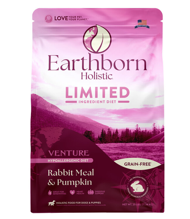 Earthborn Holistic® Earthborn Holistic® Venture™ Rabbit Meal & Pumpkin Limited Ingredient Grain-Free Diet