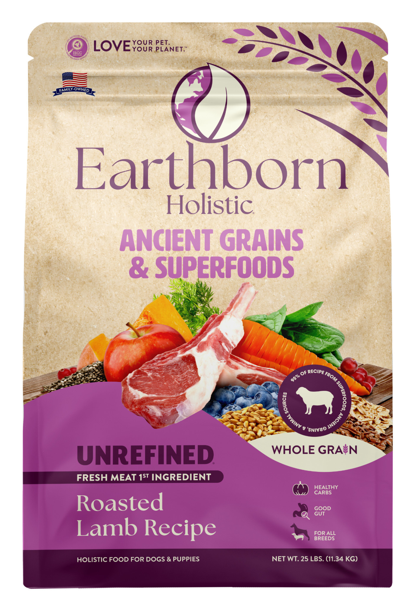Earthborn Holistic Unrefined Roasted Lamb The PawStand