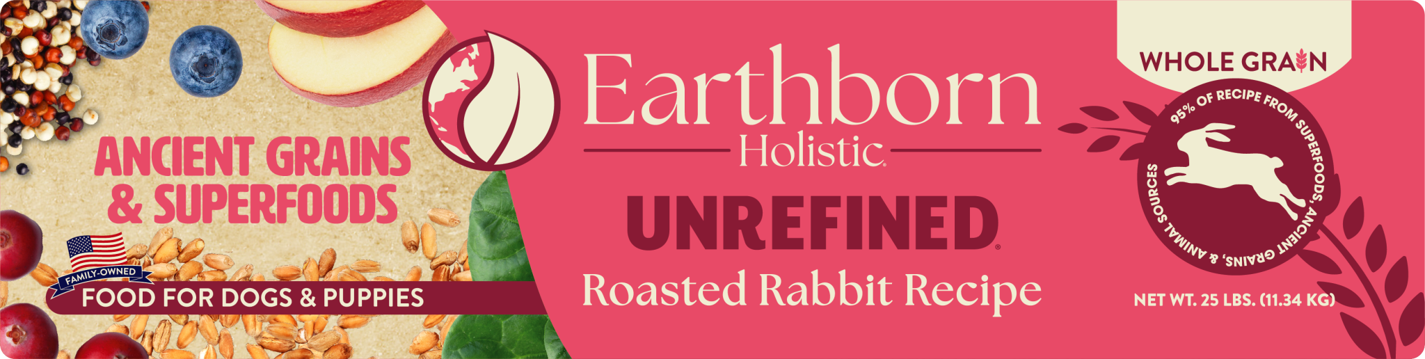 Earthborn Holistic® Unrefined™ Roasted Rabbit The PawStand®
