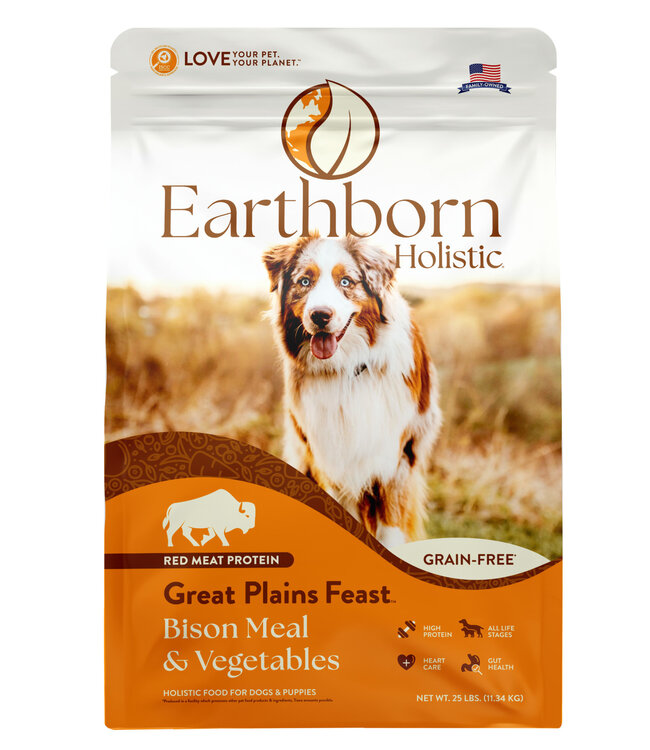 Earthborn Holistic® Earthborn Holistic® Great Plains Feast™  Bison Meal & Vegetables Grain-Free