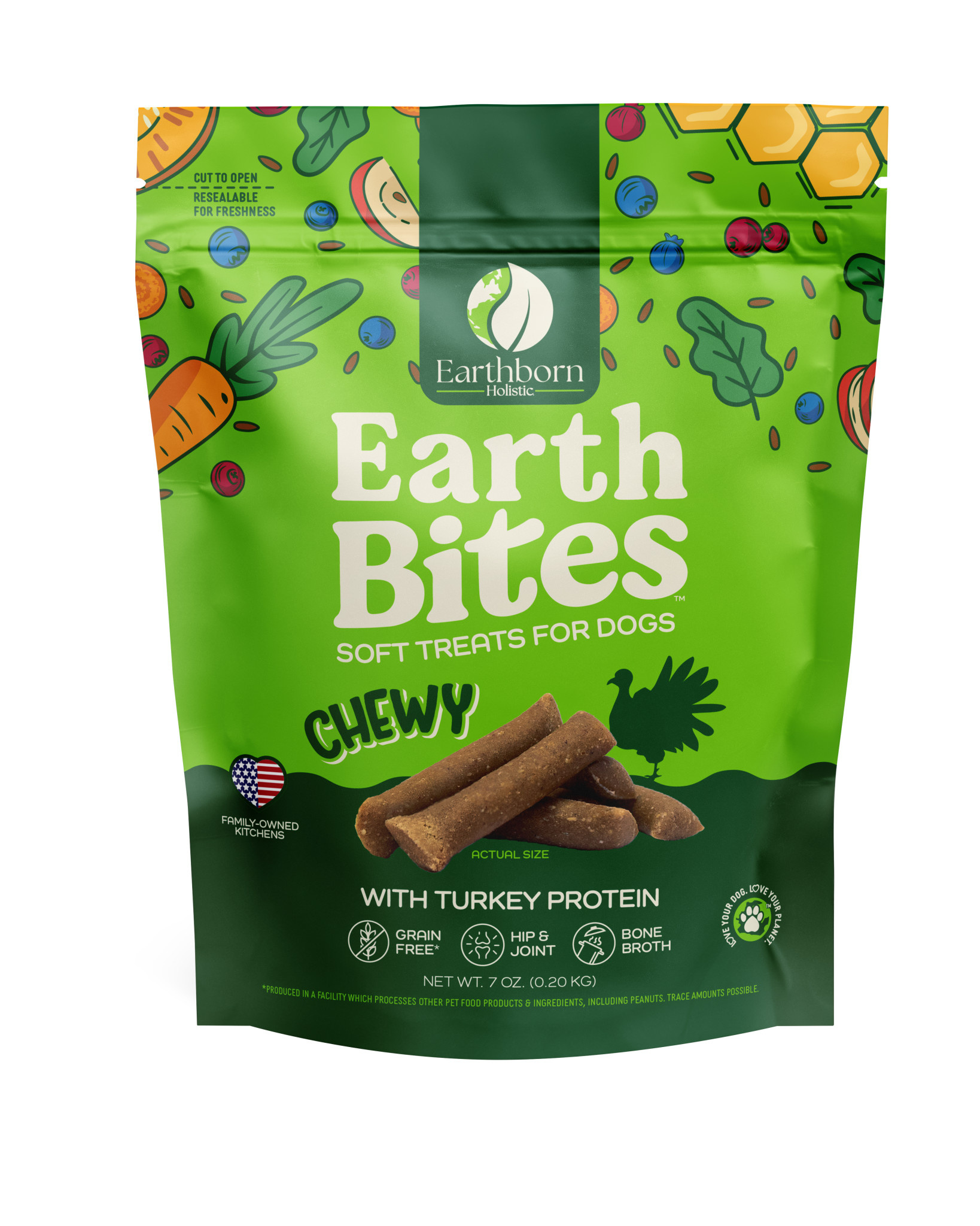 Earthborn Holistic® EarthBites™ Chewy Turkey 7 oz The PawStand®