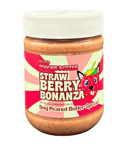 Poochie Butter Poochie Butter Nut Butter Jar Strawberry Jam Butter 12 oz