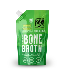 Raw Dynamic Raw Dynamic Frozen Chicken Bone Broth for Dogs 12 OZ