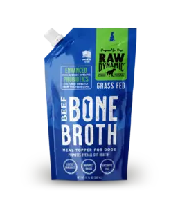 Raw Dynamic Raw Dynamic Frozen Beef Bone Broth for Dogs 12 OZ