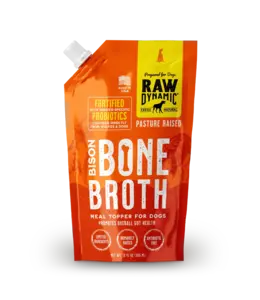 Raw Dynamic Raw Dynamic Frozen Bison Bone Broth for Dogs 12 OZ