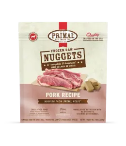 Primal Pet Foods Primal Raw Frozen Canine Pork Formula 3 LB