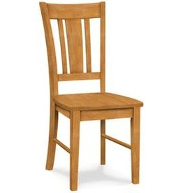 Whitewood San Remo Slatback Chair Unfinished - Assembled