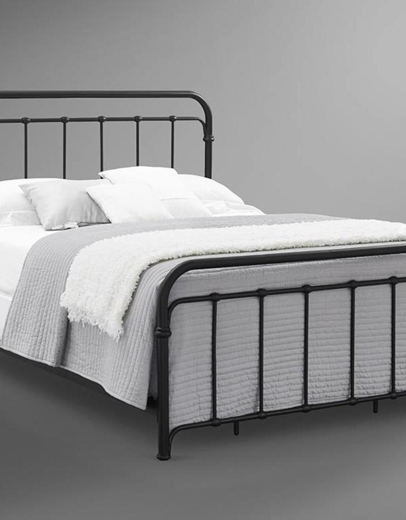 Bernards Shelby Black Metal Bed