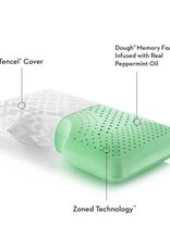 Malouf Z Shoulder Cutout Zoned Dough Pillow - Peppermint