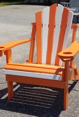 HDM Outdoor Folding Adirondack chair w/ Built-in Cupholders- 19 colors available!