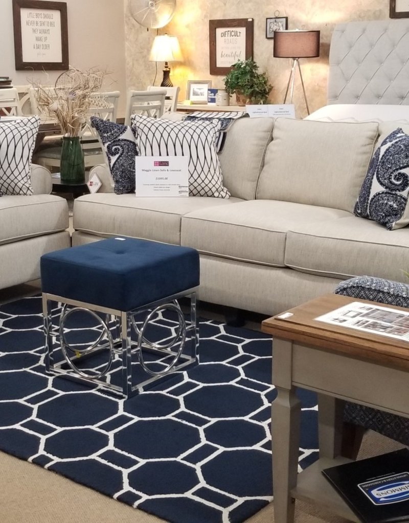 Maggie Linen Sofa And Loveseat Bargain Box And Bunks