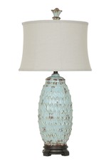 Crestview Colony Table Lamp w/ Linen Shade